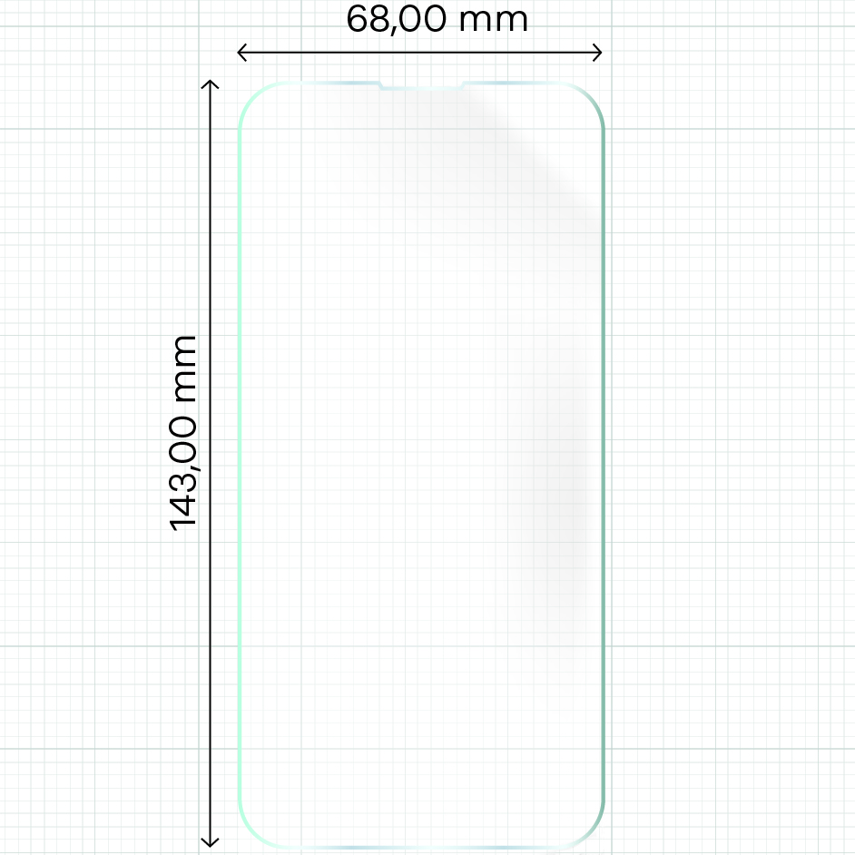 Folia hydrożelowa Bizon Film Hydrogel Front Duo dla iPhone 13 / 13 Pro, 2 sztuki